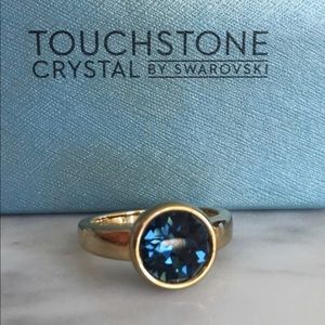 Touchstone Crystal Blue Montana Ring